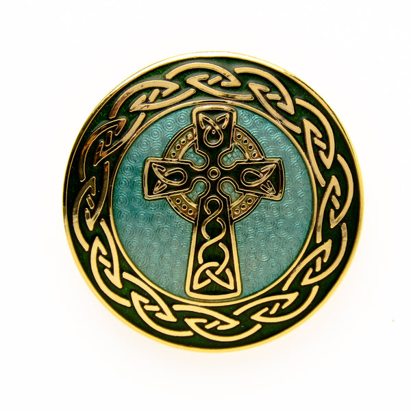 Enamel Celtic  Brooch Pins